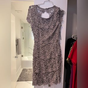 “Lace” backless dress